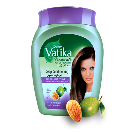 Masque pour cheveux à l’huile d'amandes DABUR VATIKA 500 mL