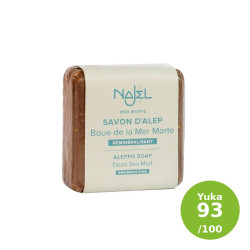 Savon d'Alep exfoliant à la boue de la mer morte - 100g