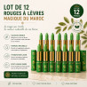 Lot de 12 Rouge à lèvres Magique du Maroc