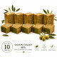 Lot de 10 Savons d'Alep 40% d'huile de laurier - 60% d'huile d'olive