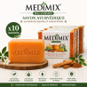 Lot 10 Savon aux bois de santal et d’eladi MEDIMIX - 125g