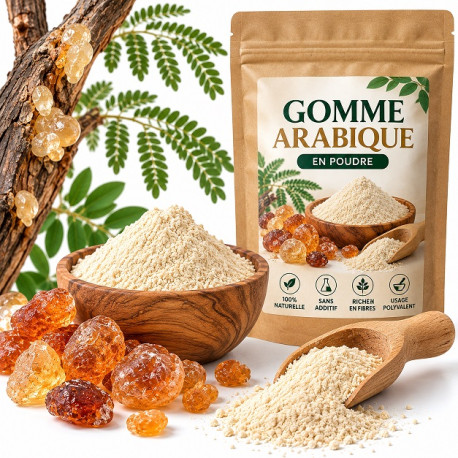 Gomme arabique en poudre