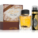 Coffret Pure Oudi Lattafa – eau de parfum 100 ml et déodorant 50 ml