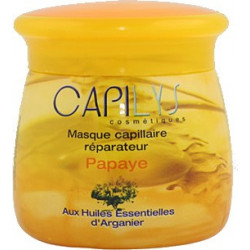 Masque Capillaire pour lisser cheveux à l'Argan et Papaye 250ml - Capilys